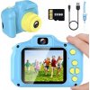 Digitálny fotoaparát SHAXXZ Detský fotoaparát, kamera - modrý Digitálny fotoaparát SHAXXZ Detský fotoaparát, kamera - modrý