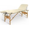 TANDEM Masážny skladací stôl drevo ecru TANDEM Masážny skladací stôl drevo ecru