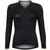 Force GOLD LADY čierny dámsky cyklodres - dlhý rukáv - XL Force GOLD LADY čierny dámsky cyklodres - dlhý rukáv - XL