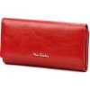 Pierre Cardin peňaženka z pravej kože červená dámska