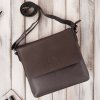 Crossbody kabelka Paolo Peruzzi E-28 tmavě hnedá Crossbody kabelka Paolo Peruzzi E-28 tmavě hnedá