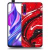 Picasee silikónový prehľadný obal pre Honor 9X Pro - Red black Picasee silikónový prehľadný obal pre Honor 9X Pro - Red black