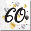 Procos servítky s číslom 60 milestone 33x33cm 20ks Procos servítky s číslom 60 milestone 33x33cm 20ks