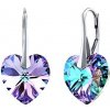 Stříbrné náušnice SRDCE 14mm se Swarovski® Crystals Vitrail Light Stříbrné náušnice SRDCE 14mm se Swarovski® Crystals Vitrail Light