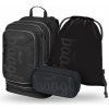 BAAGL SADA 3 Cubic Uni čierna: batoh, peračník, vrecko BAAGL SADA 3 Cubic Uni čierna: batoh, peračník, vrecko