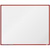 Biela magnetická popisovacia tabuľa boardOK, 1500 x 1200 mm, červený rám Biela magnetická popisovacia tabuľa boardOK, 1500 x 1200 mm, červený rám