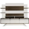 Obývací stěna Delpi Walnut and White