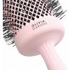 Olivia Garden Expert Blowout Speed Brush PASTEL PINK predĺžené kefy na fúkanie s keramickým povrchom pastelovo ružové 65 mm
