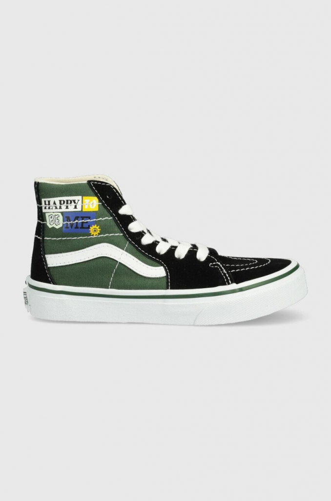 Vans detské tenisky UY SK8 Hi Tapered VR3 HPPY DKPRP zelená