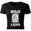 Farebné tričko s fotkou rámik MOJA LÁSKA Dámsky strih FOTOpošta Veľkosť: XL, TYP PÍSMA: Písmo hrubé Farebné tričko s fotkou rámik MOJA LÁSKA Dámsky strih FOTOpošta Veľkosť: XL, TYP PÍSMA: Písmo hrubé