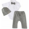 Z&Z 4-dielna Sada Elegant Boy White/Grey