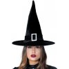 Čarodejnícky klobúk zamatový s brošňou Čarodejnícky klobúk zamatový s brošňou