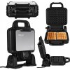 Vaflovač Zeegma 1200 W strieborný, na 2 vafle, s nepriľnavým povrchom Vaflovač Zeegma 1200 W strieborný, na 2 vafle, s nepriľnavým povrchom