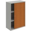 Policová skriňa Strong P, 80x115,2x40 cm, čerešňa/sivá Policová skriňa Strong P, 80x115,2x40 cm, čerešňa/sivá