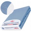 Bavlnená plachta s gumou 120x200 JERSEY VYSOKÁ GRAMÁŽ modrá Bavlnená plachta s gumou 120x200 JERSEY VYSOKÁ GRAMÁŽ modrá