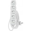 EMOS Predlžovací kábel 3 m / 5 zásuviek / biely / PVC / 1,5 mm2 P0513R EMOS Predlžovací kábel 3 m / 5 zásuviek / biely / PVC / 1,5 mm2 P0513R