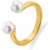 Troli pozlátený prsteň s perlami VAAXA357G
