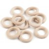 Drevený krúžok vonkajší Ø30 mm - 10 ks prírodná svetlá Drevený krúžok vonkajší Ø30 mm - 10 ks prírodná svetlá