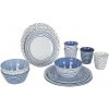 Sada riadov Bo-Camp Mix & Match 16 100% Melamine Farba: modrá Sada riadov Bo-Camp Mix & Match 16 100% Melamine Farba: modrá