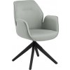 ACTONA Otočné křeslo Aura světle šedé / černé s automatickým návratem ACTONA Otočné křeslo Aura světle šedé / černé s automatickým návratem