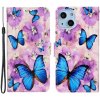 Puzdro pre iPhone 13 Motýľ fialové Puzdro pre iPhone 13 Motýľ fialové