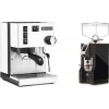 Rancilio Silvia BC, white + Eureka Mignon Turbo, CR black Rancilio Silvia BC, white + Eureka Mignon Turbo, CR black