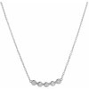 Again Jewelry Blyštivý strieborný náhrdelník s kubickými zirkónmi AJNA0014