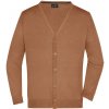 James & Nicholson pánsky bavlnený sveter JN661 camel