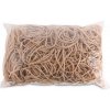 Gumičky Office Products 80mm 1kg prírodná farba Gumičky Office Products 80mm 1kg prírodná farba
