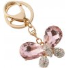 Prívesok na kľúče a kabelku Amparo Miranda Motýlik AM28 ružová