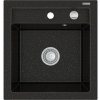 MEXEN MEXEN - Vito granitový drez 1-miska 520x490 mm, čierna / kovové zlato 6503521000-75 MEXEN MEXEN - Vito granitový drez 1-miska 520x490 mm, čierna / kovové zlato 6503521000-75