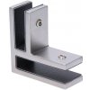 Úchyt skla rohový, sklo 12 mm, brúsená nerez AISI 304 Úchyt skla rohový, sklo 12 mm, brúsená nerez AISI 304