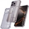 Techsuit - Shockproof Clear Silicone obal pre iPhone 16 Pro – dymovo čierny