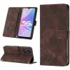 Peňaženkové kožené puzdro Skin-feel na Oppo A58 5G - Hnedá Peňaženkové kožené puzdro Skin-feel na Oppo A58 5G - Hnedá