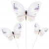 Party Tortové dekorácie - zápichy motýle 9 ks Party Tortové dekorácie - zápichy motýle 9 ks