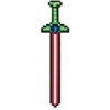 Wiky svietiaci meč Minecraft 55cm Wiky svietiaci meč Minecraft 55cm