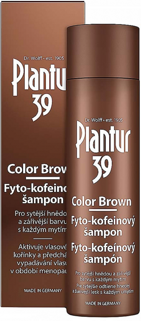 Plantur 39 Color Brown Fyto kofeínový šampón 250 ml