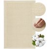 Kúpeľňová predložka e-floor béžová bavlnená 50x80 cm protišmyková Kúpeľňová predložka e-floor béžová bavlnená 50x80 cm protišmyková