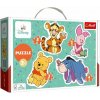 TREFL Baby puzzle Medvídek Pú 4v1 (2,3,4,5 dílků) TREFL Baby puzzle Medvídek Pú 4v1 (2,3,4,5 dílků)