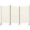vidaXL s 3 panelmi krémovo biely 260x180 cm vidaXL s 3 panelmi krémovo biely 260x180 cm