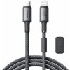 Joyroom 99360 s magnetickým organizérom USB Typ-C / Lightning 30W, 1,2m, šedý