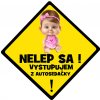 Samolepka na auto NELEP SA! VYSTUPUJEM Z AUTOSEDAČKY! Samolepka na auto NELEP SA! VYSTUPUJEM Z AUTOSEDAČKY!