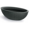 Prosperplast Oválny kvetináč LATIA 58 cm granitovo čierny Prosperplast Oválny kvetináč LATIA 58 cm granitovo čierny