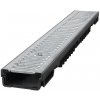 Odvodňovací žľab s PZ mrežou (A15), 1000mm 130mm 55mm Odvodňovací žľab s PZ mrežou (A15), 1000mm 130mm 55mm