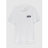 GAP Detské polo tričko logo Gap Biela M GAP Detské polo tričko logo Gap Biela M