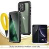 Odolné Vodotesné púzdro Luxria Resistant pre Apple iPhone - Čierne (certifikované) iPhone: XR Odolné Vodotesné púzdro Luxria Resistant pre Apple iPhone - Čierne (certifikované) iPhone: XR
