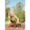Green Toys Traktor s vlečkou oranžový Green Toys Traktor s vlečkou oranžový