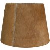 Mars & More Svetlo hnedé tienidlo na lampu z hovädzej kože - Ø 20* Ø 15*15cm - Mars & More Mars & More Svetlo hnedé tienidlo na lampu z hovädzej kože - Ø 20* Ø 15*15cm - Mars & More