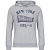 New-Era Mikiny MLB PENNANT GRAPHIC HOODIE NEW YORK YANKEES Šedá