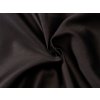 Brotex Čierne satén plachta bez gumy 140x230
